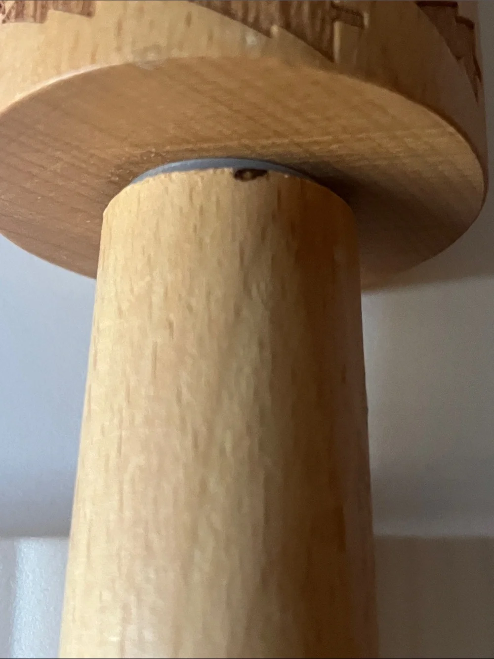 Circa Christmas Wooden Rolling Pin Pine Tree Pattern